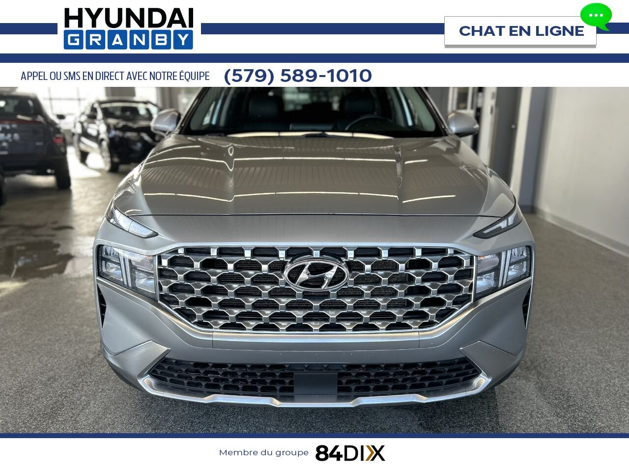 2022 Hyundai Santa Fe Silver Granby - photo #2