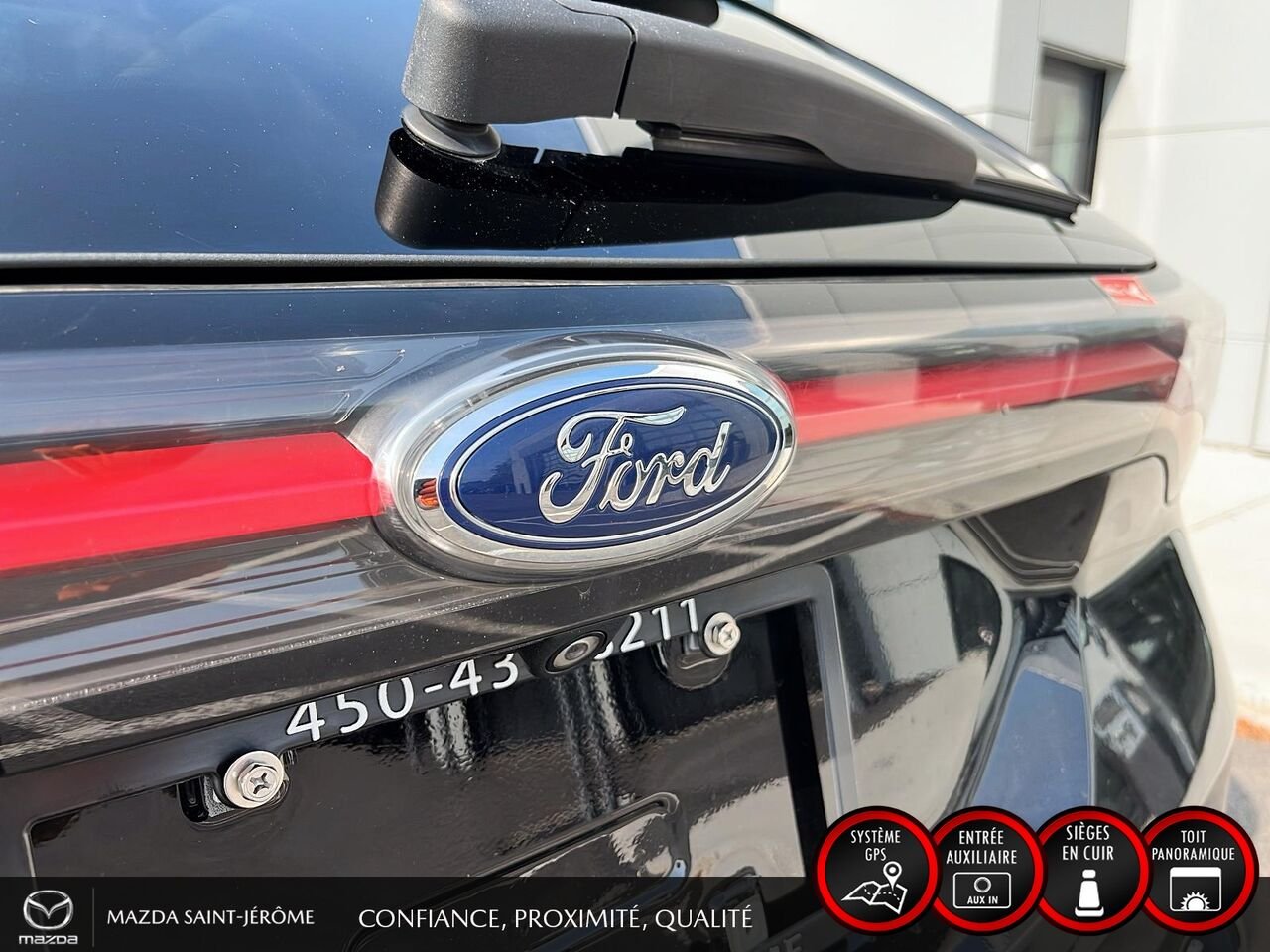 Ford Edge SEL | AWD | TOIT PANORAMIQUE | CUIR | 2018 Noir Saint-Jérôme - photo #7