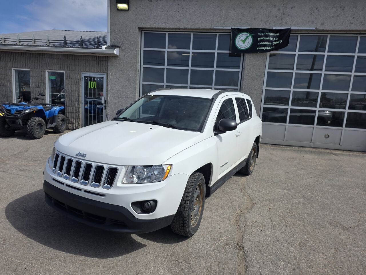 2012 Jeep Compass White  - photo #0