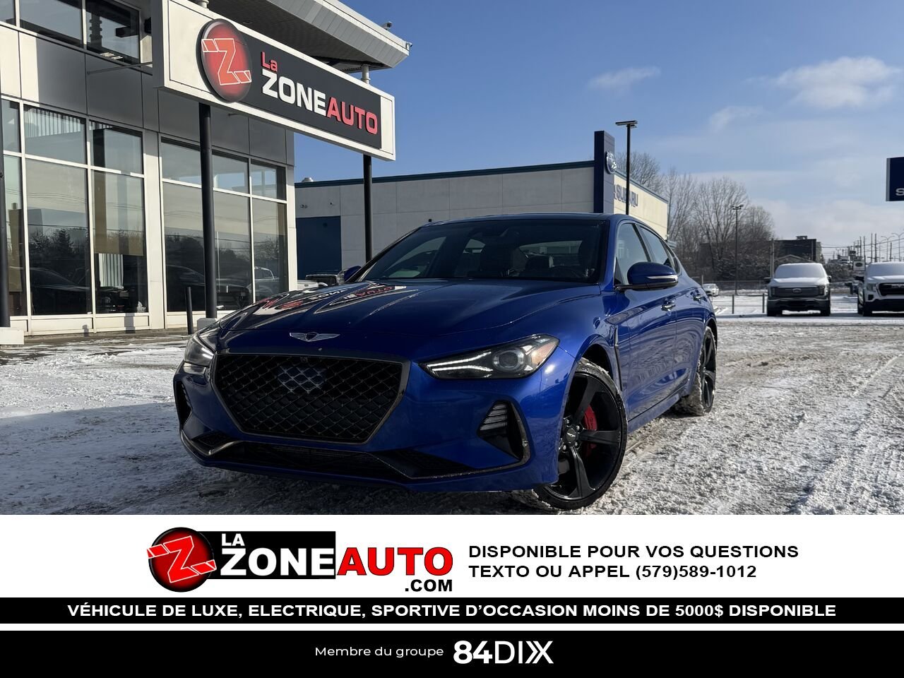 2021 Genesis G70 Blue Granby - photo #0
