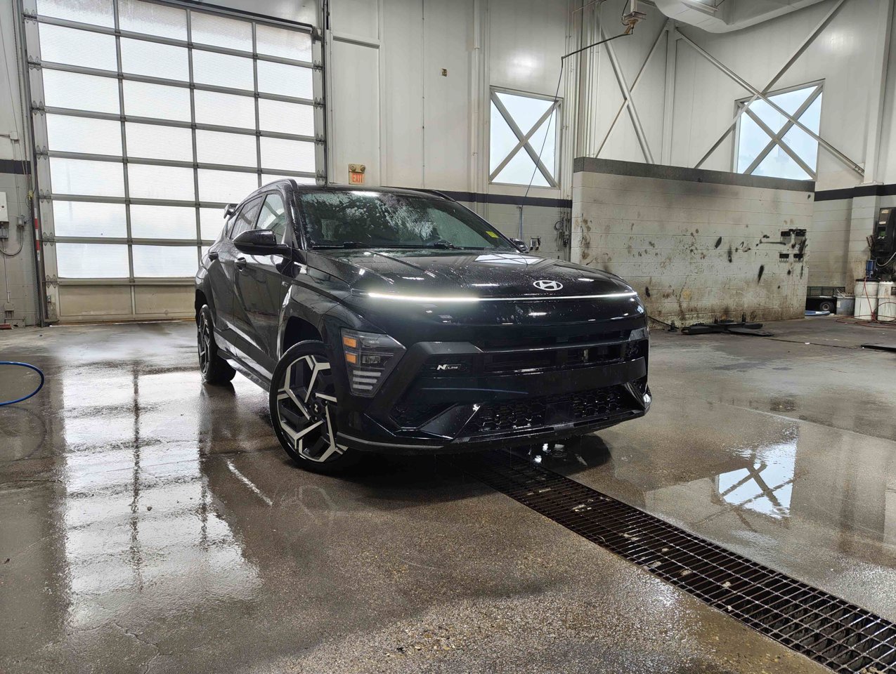 2024 Hyundai Kona 1.6T N Line AWD Black Sherwood Park - photo #1