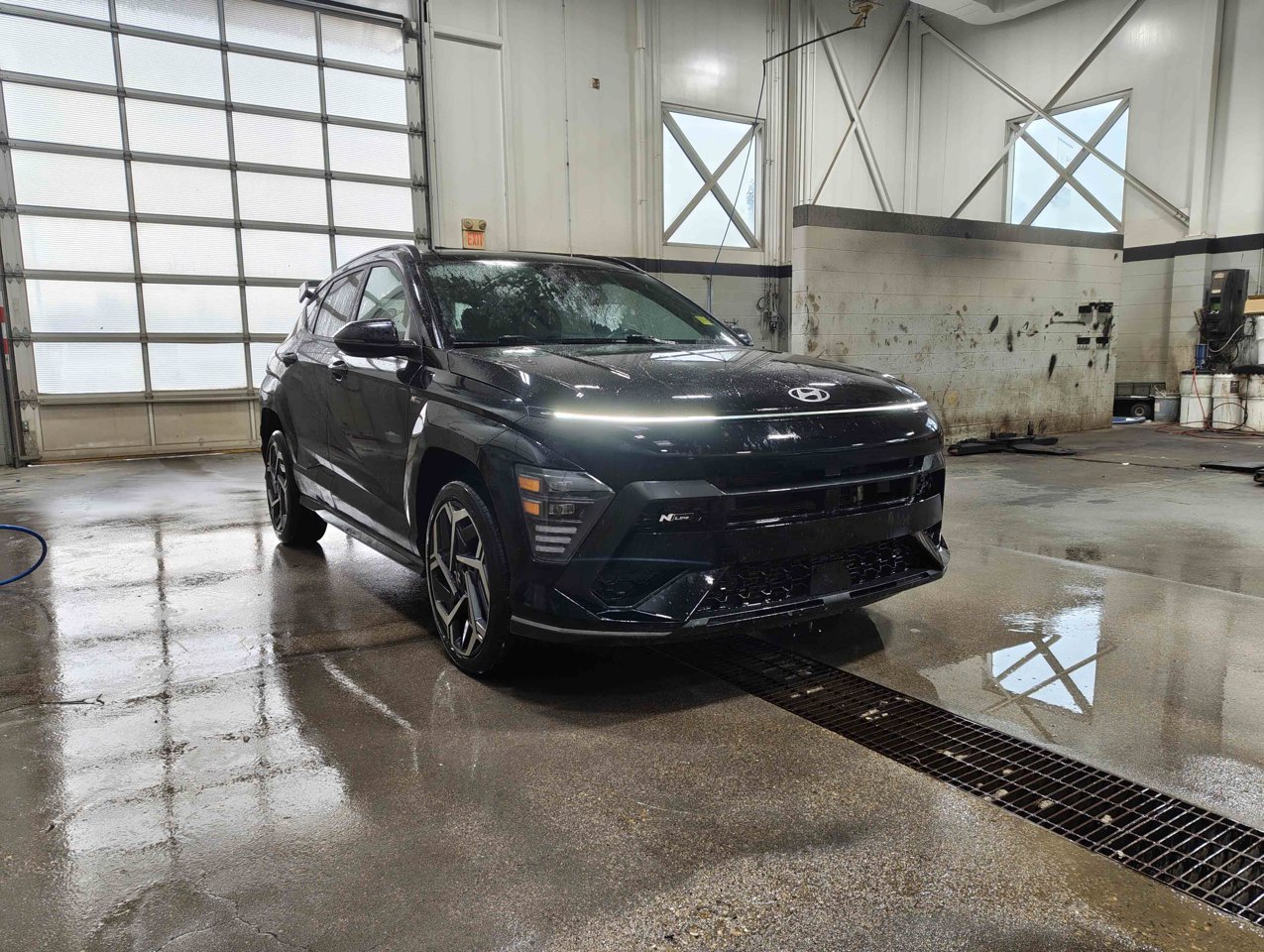2024 Hyundai Kona 1.6T N Line AWD Black Sherwood Park - photo #2