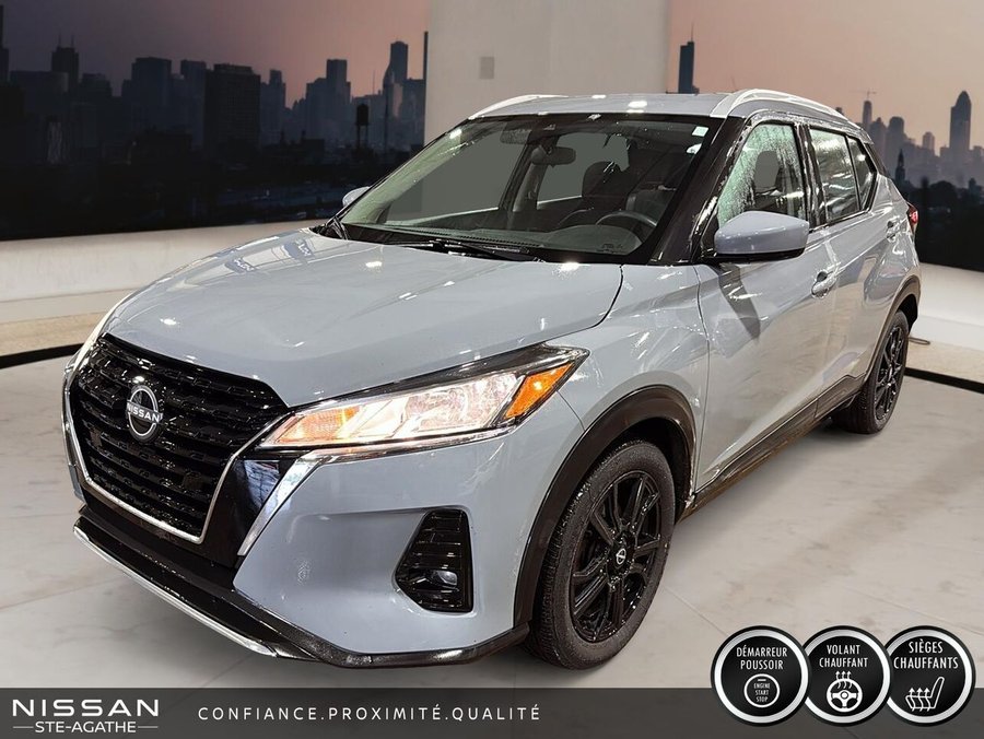 Nissan Kicks SV | SIÈGES CHAUFFANTS | VOLANT CHAUFFANT | UN SEUL PROPRIÉTAIRE 2022 Gris