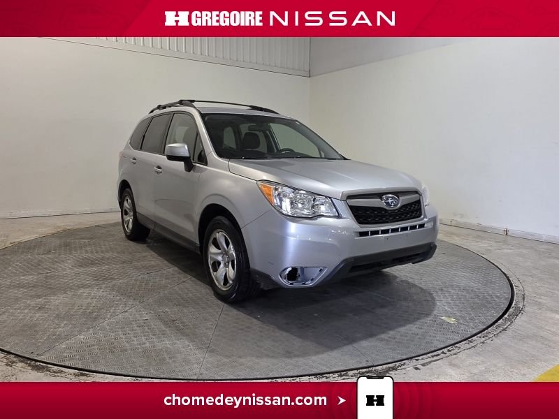 Subaru Forester CA7240 | Manuelle * Bluetooth * Bancs Chauffants * 2015 Argent Laval - photo #0