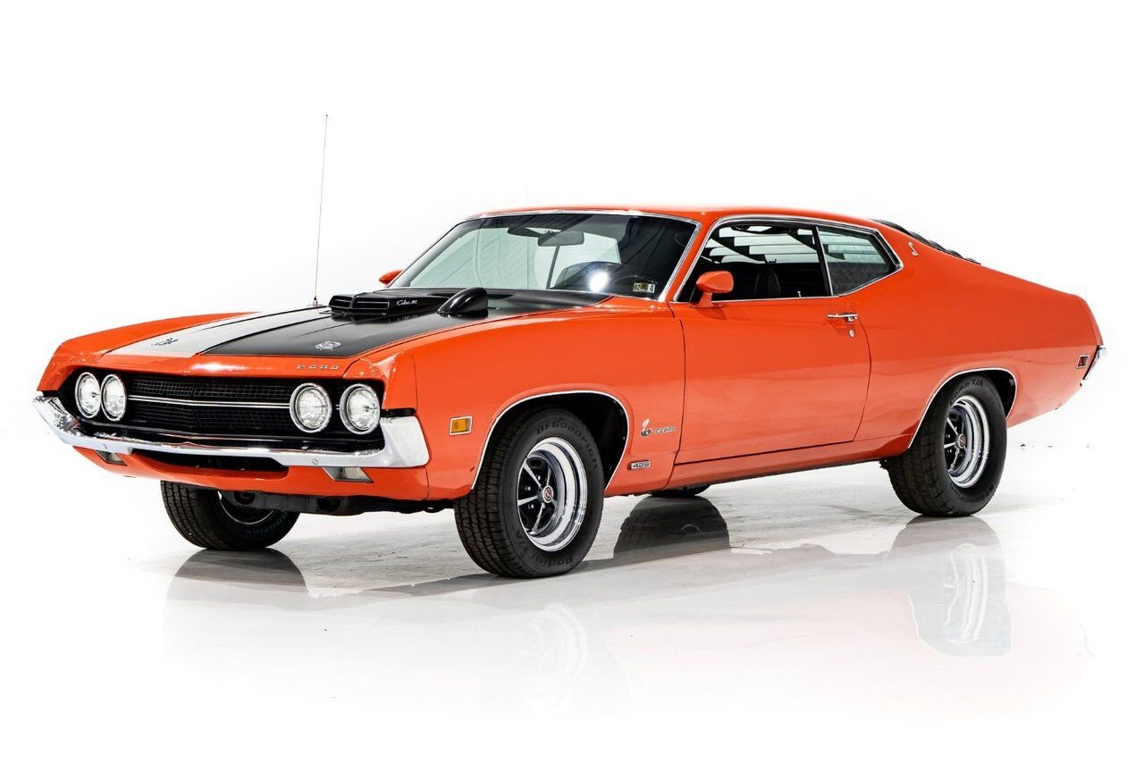 1970 Ford Torino Super Cobra Jet Matching# 429cu.in. DragPack **PRIX EN USD** Orange Montreal - photo #0