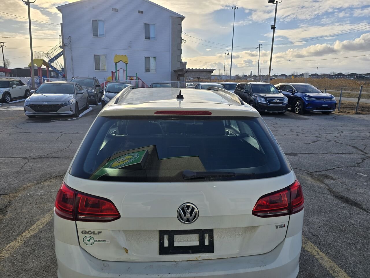 2016 Volkswagen Golf familiale sport White  - photo #4