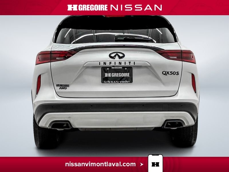 2023 Infiniti QX50 White Saint-Eustache - photo #7