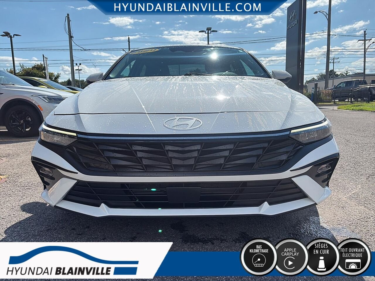 Hyundai Elantra 2024 Blanc Blainville - photo #1