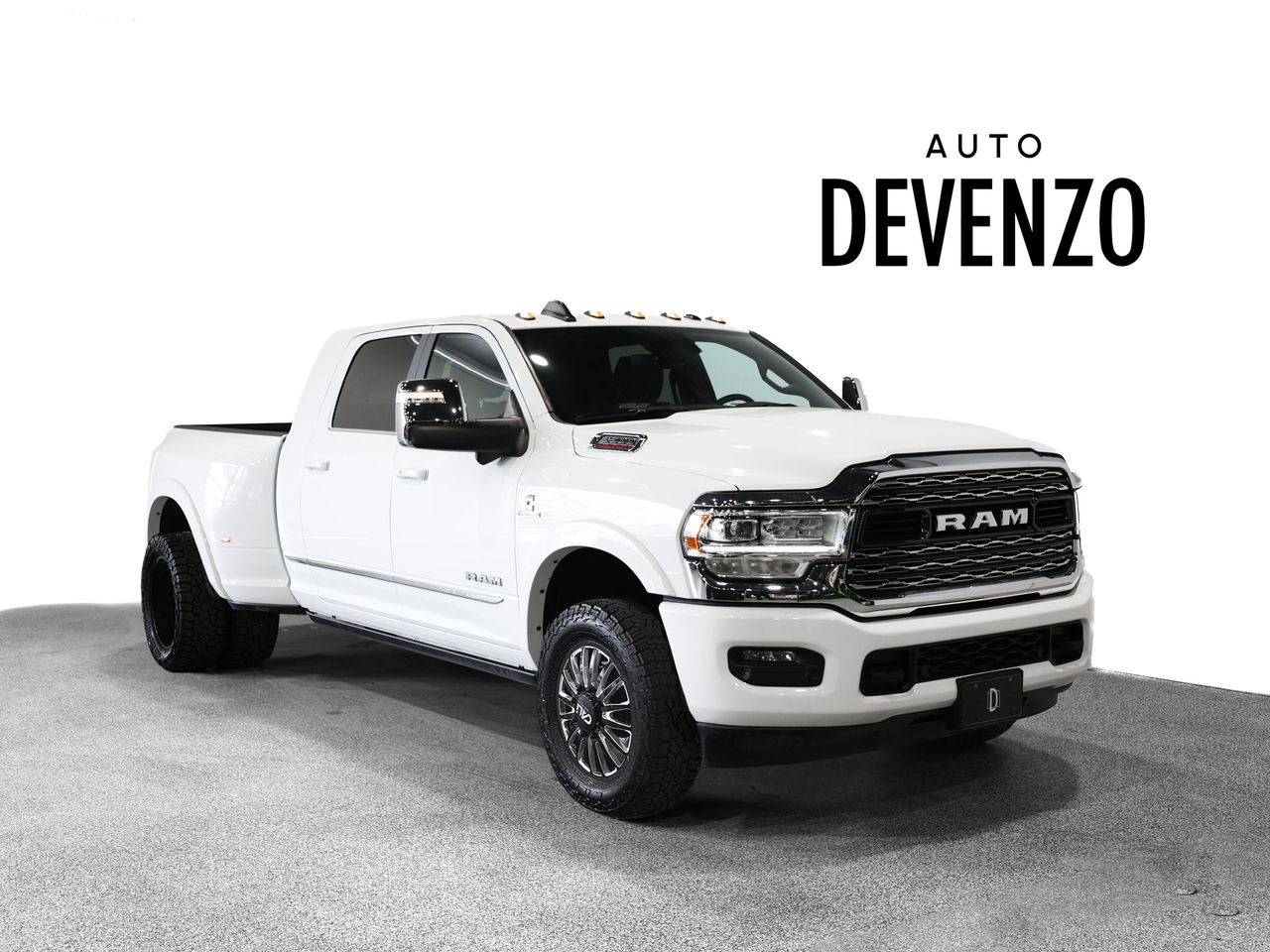 White 2024 RAM 3500 Pickup Truck Four-Wheel Drive Automatic
