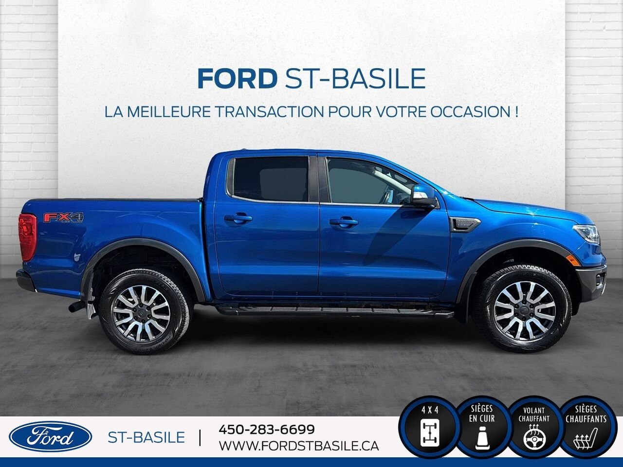 2019 Ford Ranger Blue Saint-Basile-le-Grand - photo #9