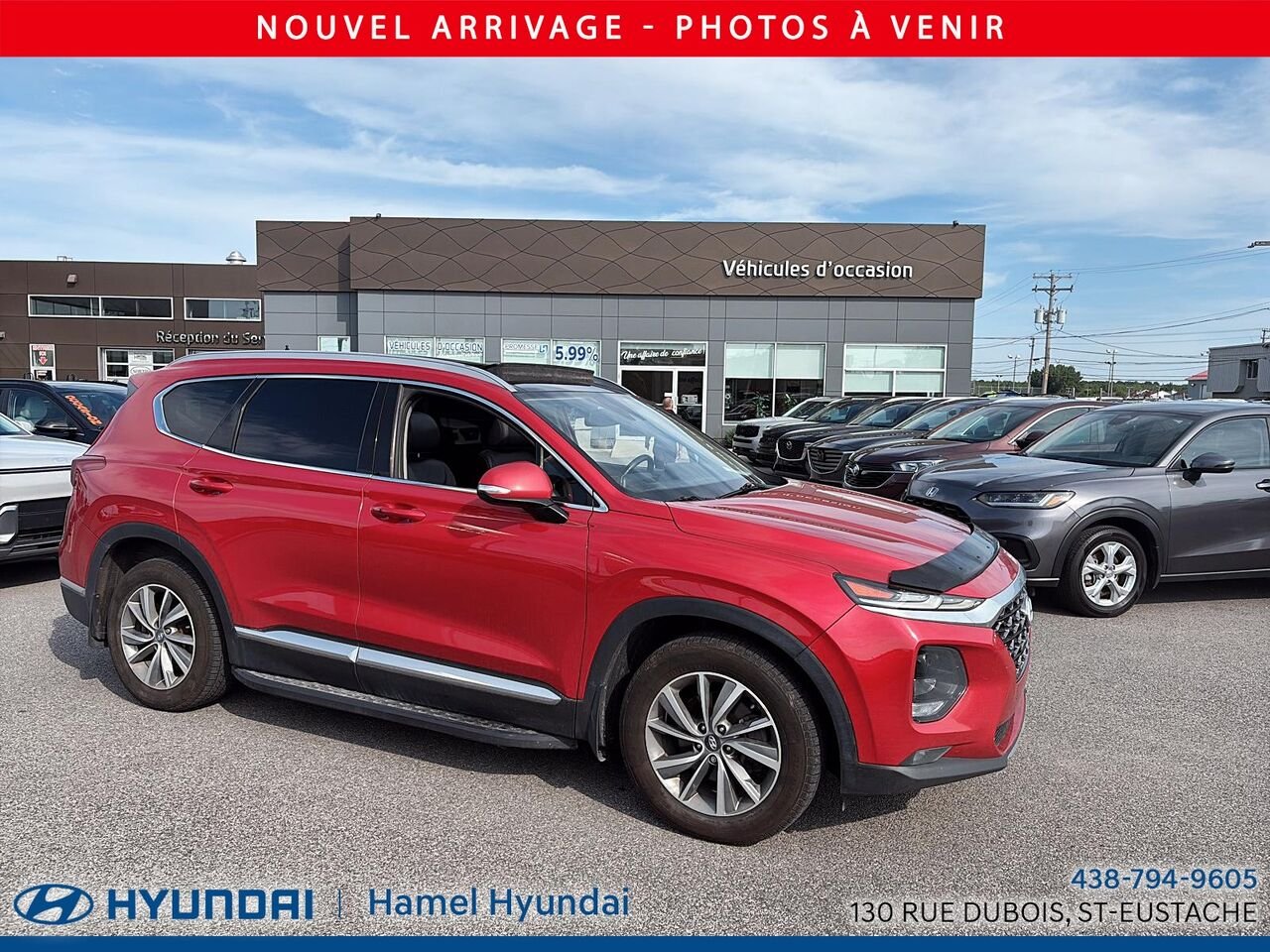 Hyundai Santa Fe 2020 Rouge Saint-Eustache - photo #0