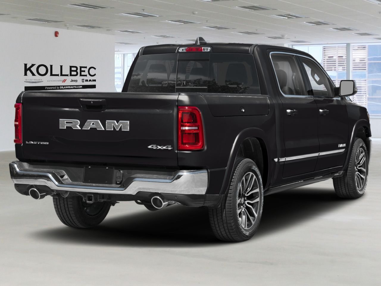 2026 RAM 1500 26690 | Limited cabine d'équipe 4x4 caisse de 5 pi 7 po Diamond Black Crystal Pearl Gatineau - photo #2