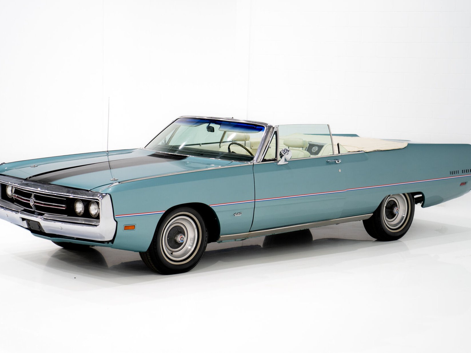 Chrysler 300 1969 Bleu Montréal - photo #20