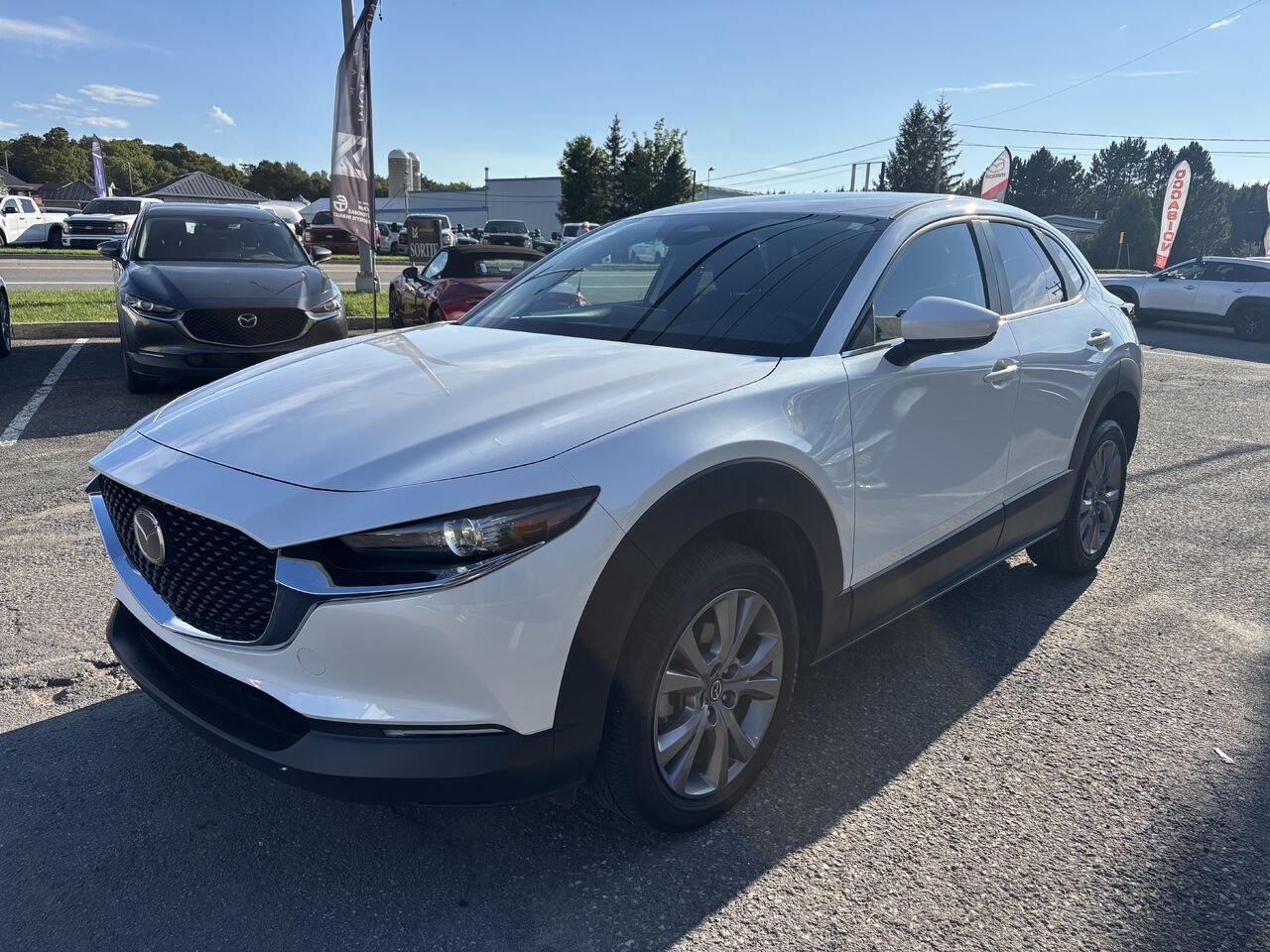 2025 Mazda CX-30 GS TI White Montmagny - photo #2