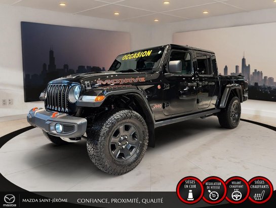 2021 Jeep Gladiator Mojave | DEUX TOITS | CUIR | GROS PNEUS | Black