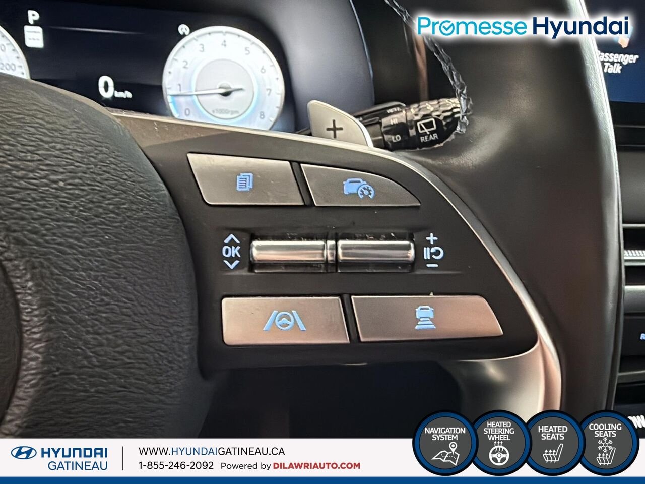 2025 Hyundai Palisade Ultimate Calligraphy *** BLACK EDITION , toute equipe , bas millage *** Black Ottawa & Gatineau - photo #12