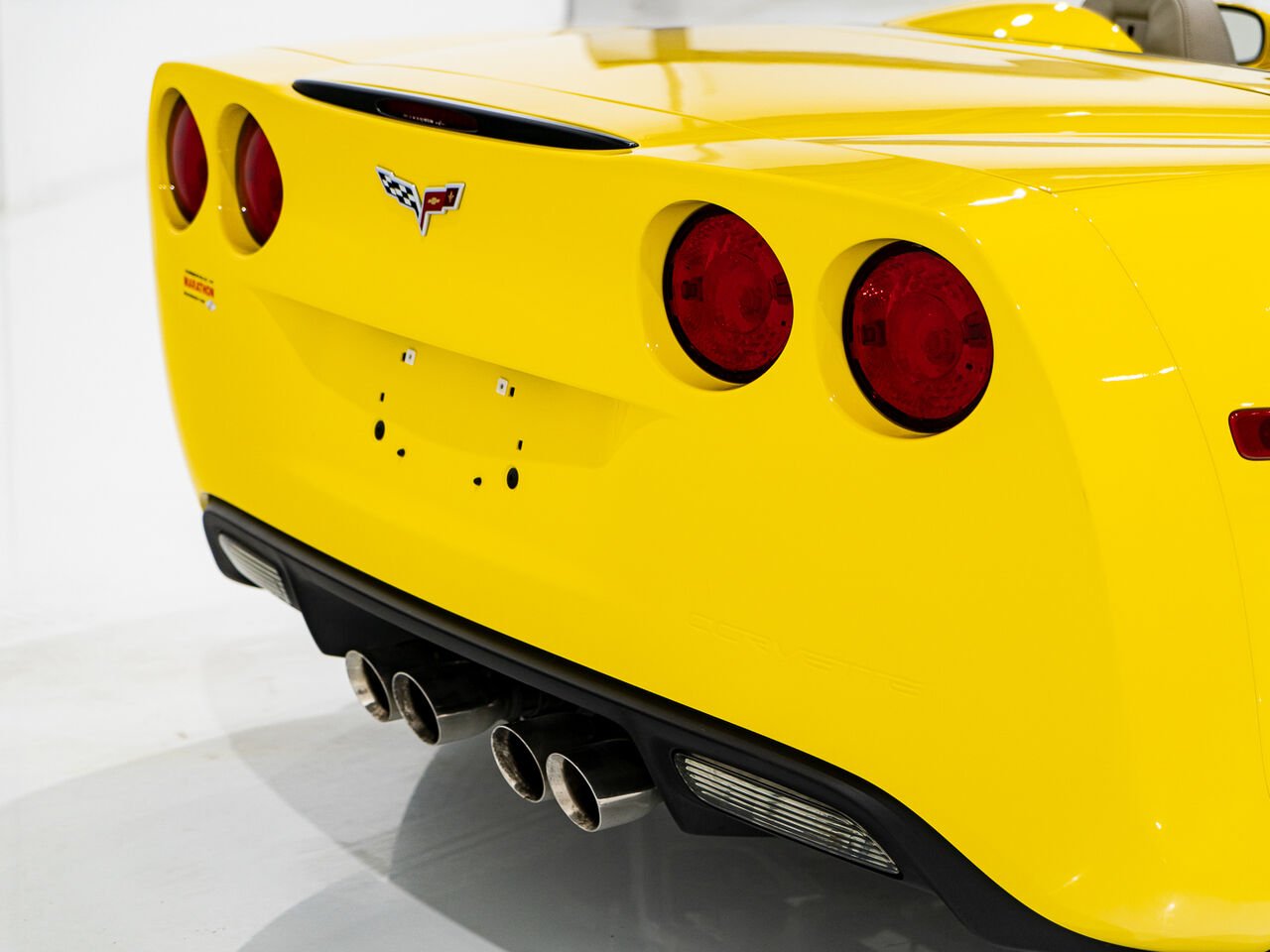 2008 Chevrolet Corvette With only 900km (563mi) From new with window sticker Yellow Kirkland - photo #72
