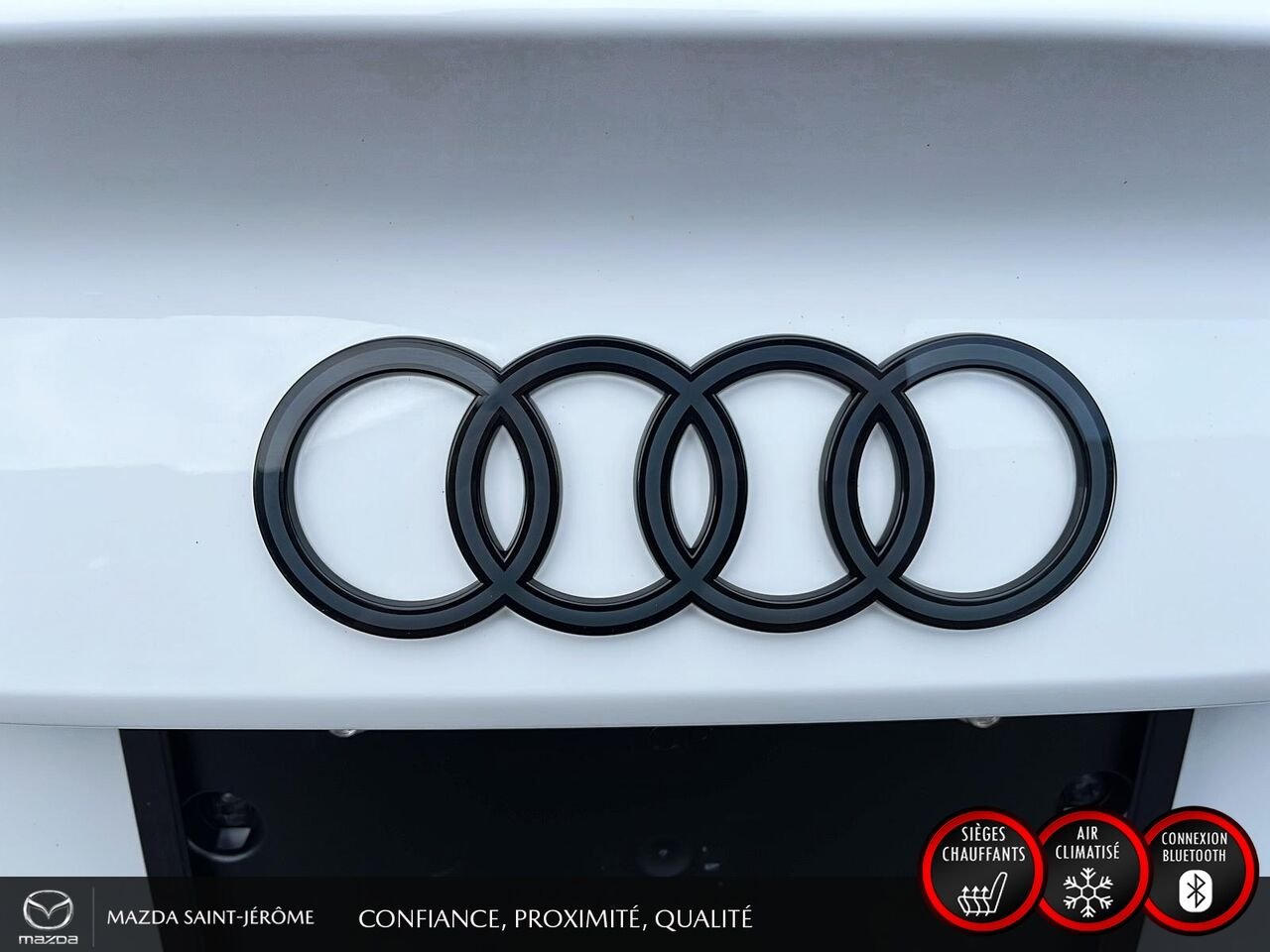 Audi A3 berline Technik 40 TFSI quattro | TOIT OUVRANT | MAGS NOIR | 2025 Blanc Saint-Jérôme - photo #7