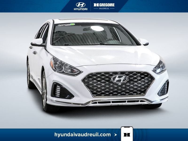 Hyundai Sonata 2018 Blanc Laval - photo #0
