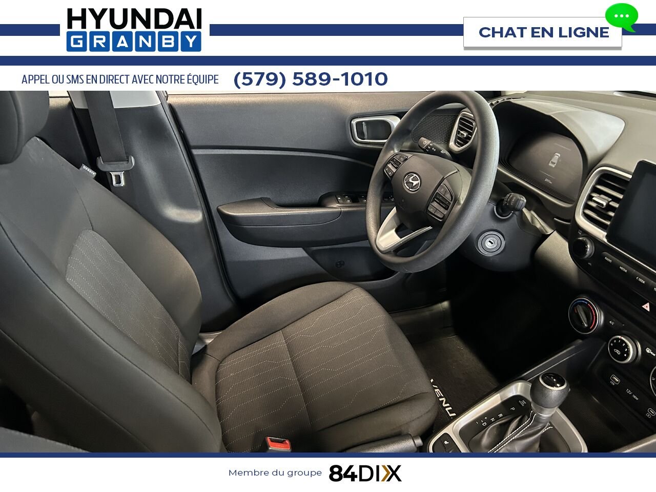 2024 Hyundai Venue Black Granby - photo #20