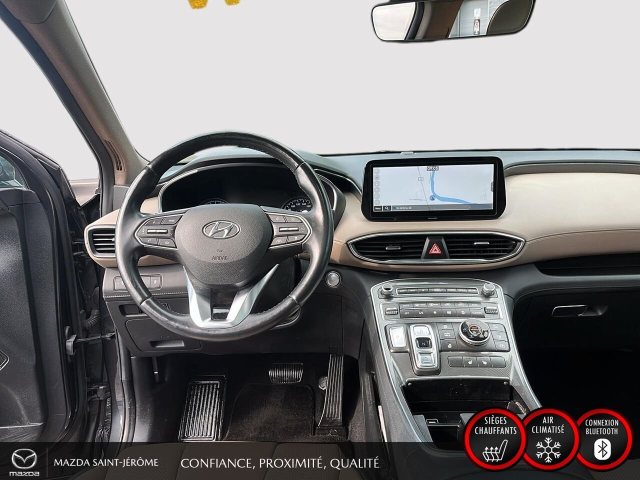 2023 Hyundai Santa Fe Preferred TI ens. Trend | TOIT PANO | SIMILICUIR | AWD | 52 771 KM Grey Saint-Jérôme - photo #23