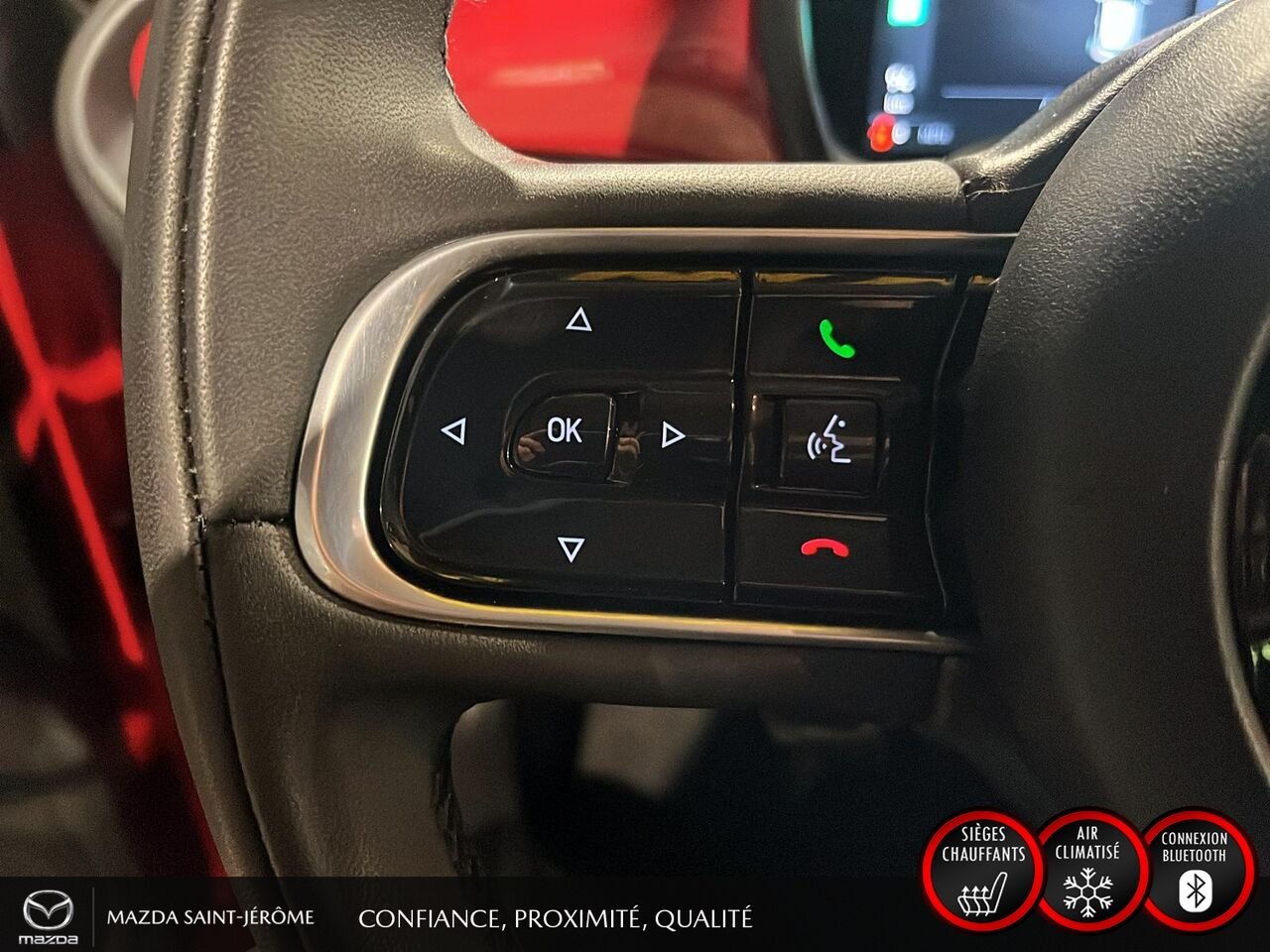 FIAT 500e Édition (RED) | CLEAN CARFAX | 2024 Rouge Saint-Jérôme - photo #14