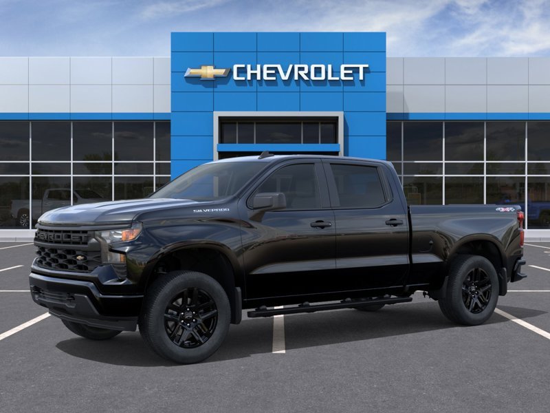 CHEVROLET Silverado 1500 Custom cabine multiplace 4RM 157 po 2026 Noir Ottawa & Gatineau - photo #1