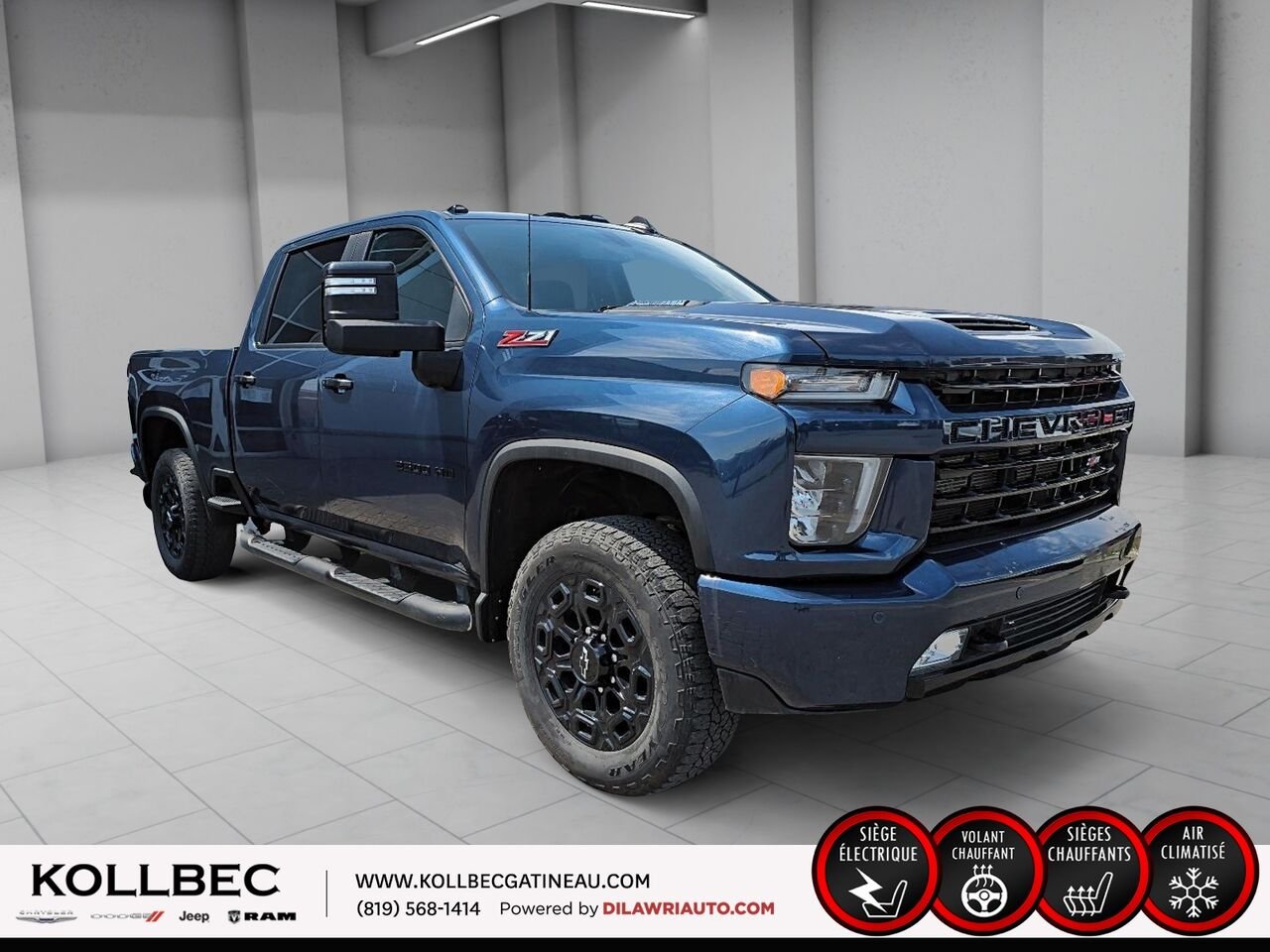 CHEVROLET SILVERADO 2500HD LT Z71 CrewCab 4x4 2023 Bleu Ottawa & Gatineau - photo #12