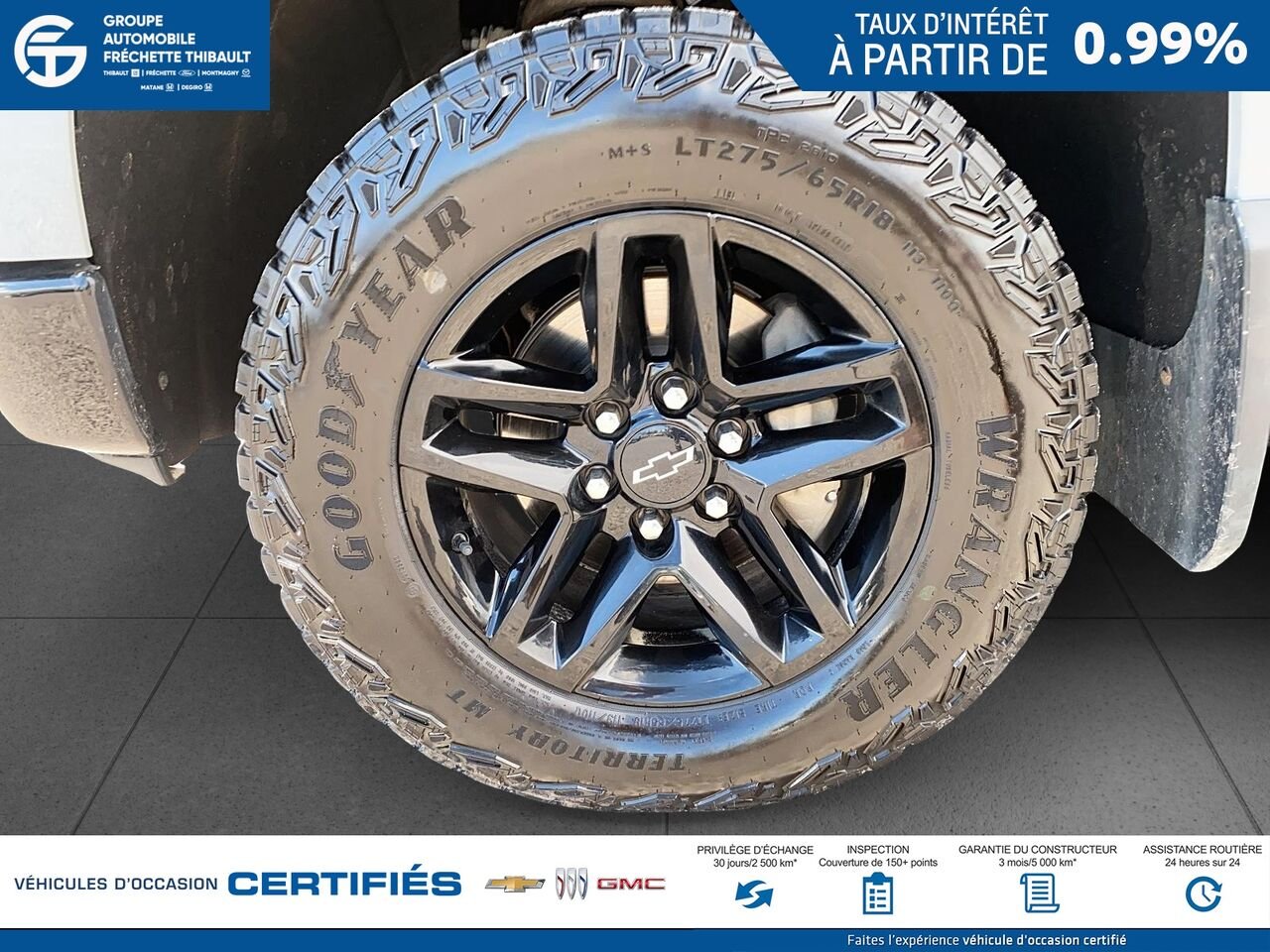 CHEVROLET SILVERADO Custom Trail Boss cabine multiplace 4RM 157 po 2025 Gris Montmagny - photo #6