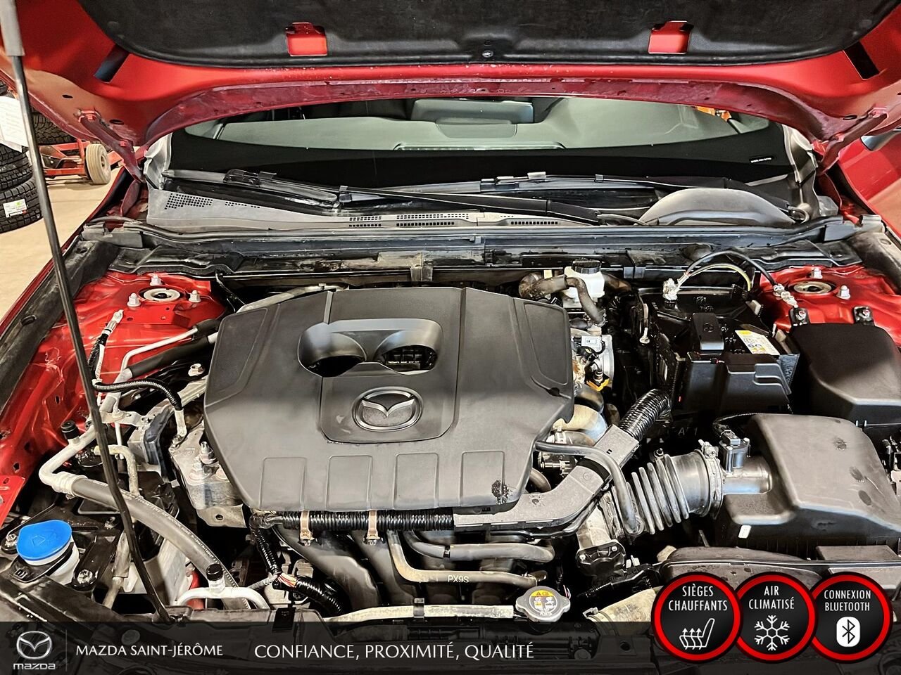 Mazda Mazda3 Sport GS LUXURY | AWD | TOIT OUVRANT | CUIR | 2024 Rouge Saint-Jérôme - photo #25