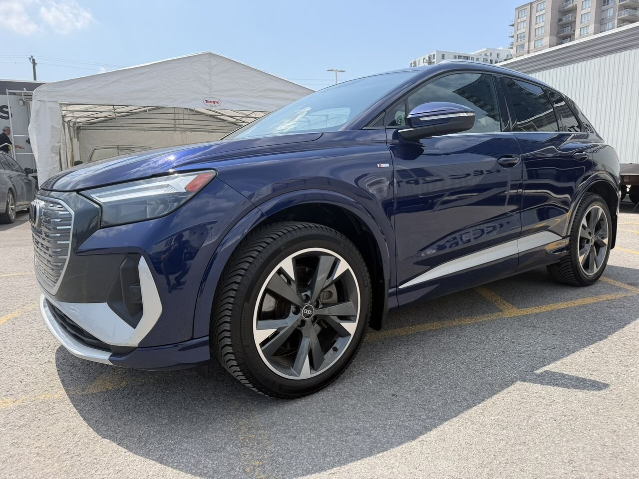 Audi Q4 e-tron 50 quattro 2023 Bleu Laval - photo #0