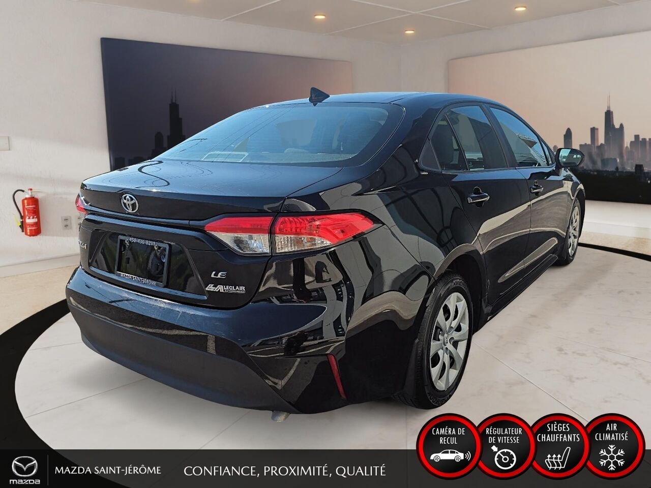 2023 Toyota Corolla LE | RÉGULATEUR ADAPTATIF À RADAR | CAMÉRA DE RECUL | BLUETOOTH | 77 742 KM Black Saint-Jérôme - photo #5