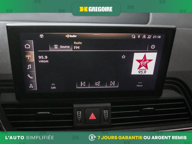 Audi Q5 820945 | Komfort AWD AUTO A/C MAGS CUIR CAM RECUL BLUETOOTH 2023 Noir Laval - photo #11