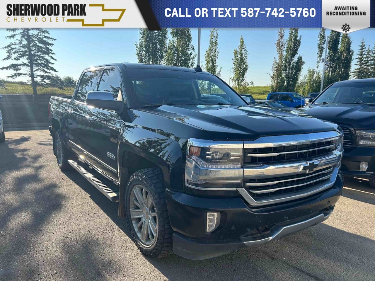2018 Chevrolet Silverado 1500 4WD Crew Cab 143.5 High Country Black Sherwood Park - photo #0