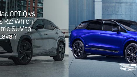 2027 Cadillac OPTIQ vs 2026 Lexus RZ: Which luxury electric SUV to choose in Laval?