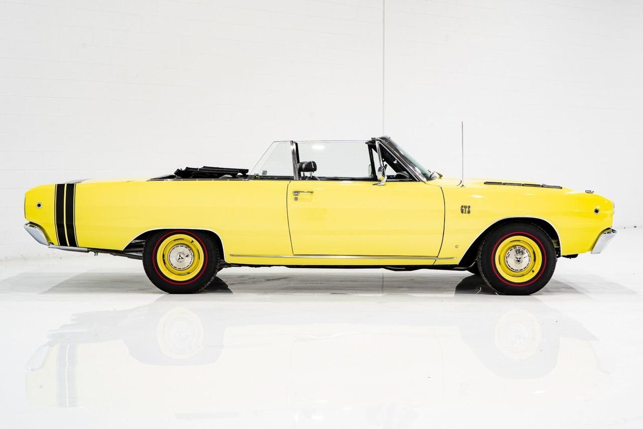 1968 Dodge Dart *PRIX EN USD* GTS Conv Matching #s 340 cu in With Original Built Sheet Yellow Montreal - photo #45