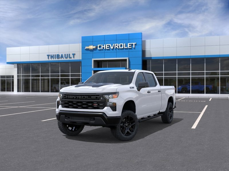 2026 CHEVROLET Silverado 1500 Custom Trail Boss cabine multiplace 4RM 157 po SUMMIT WHITE Sherbrooke - photo #7