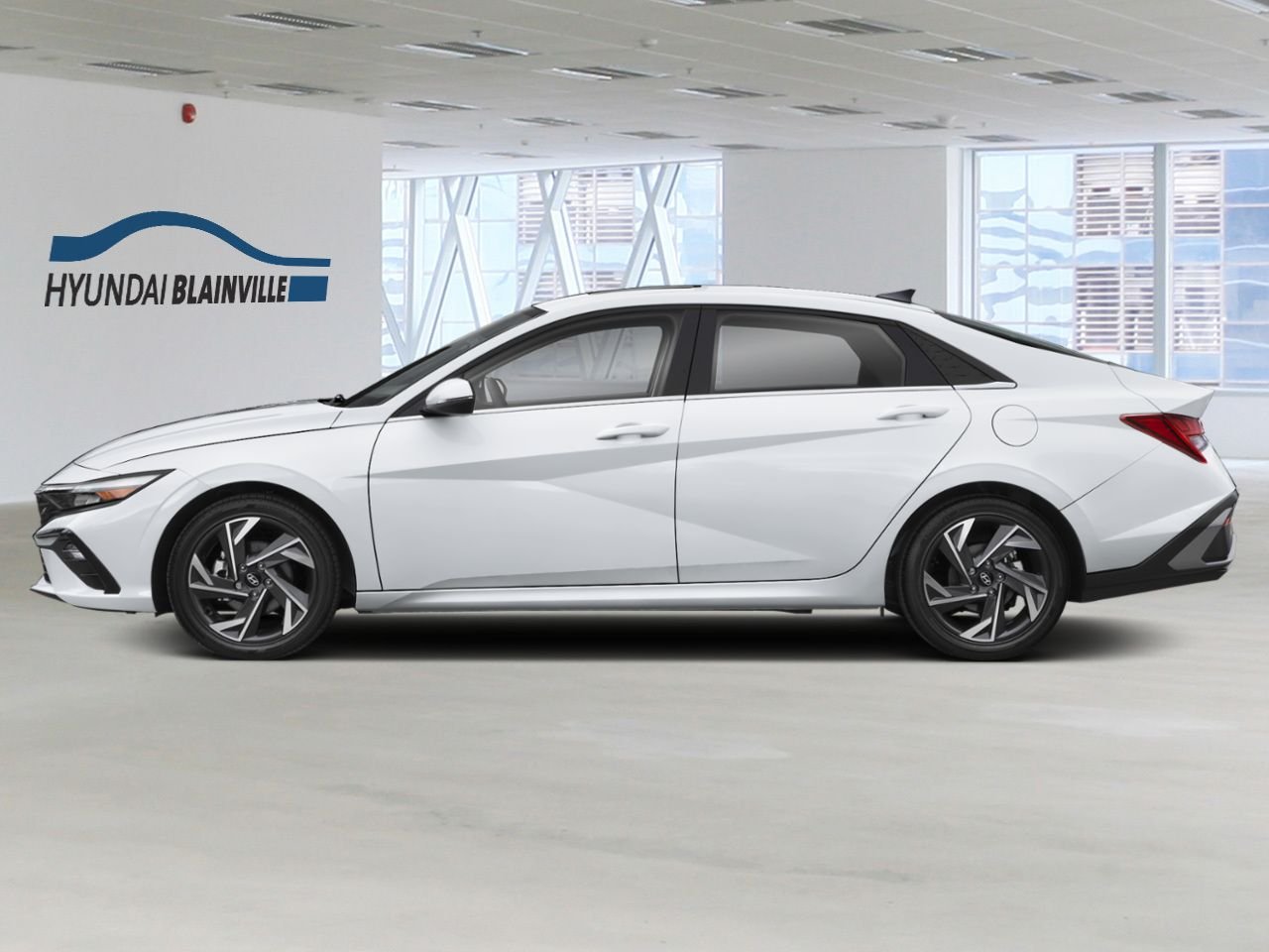 2026 Hyundai Elantra Hybrid Atlas White Blainville - photo #1