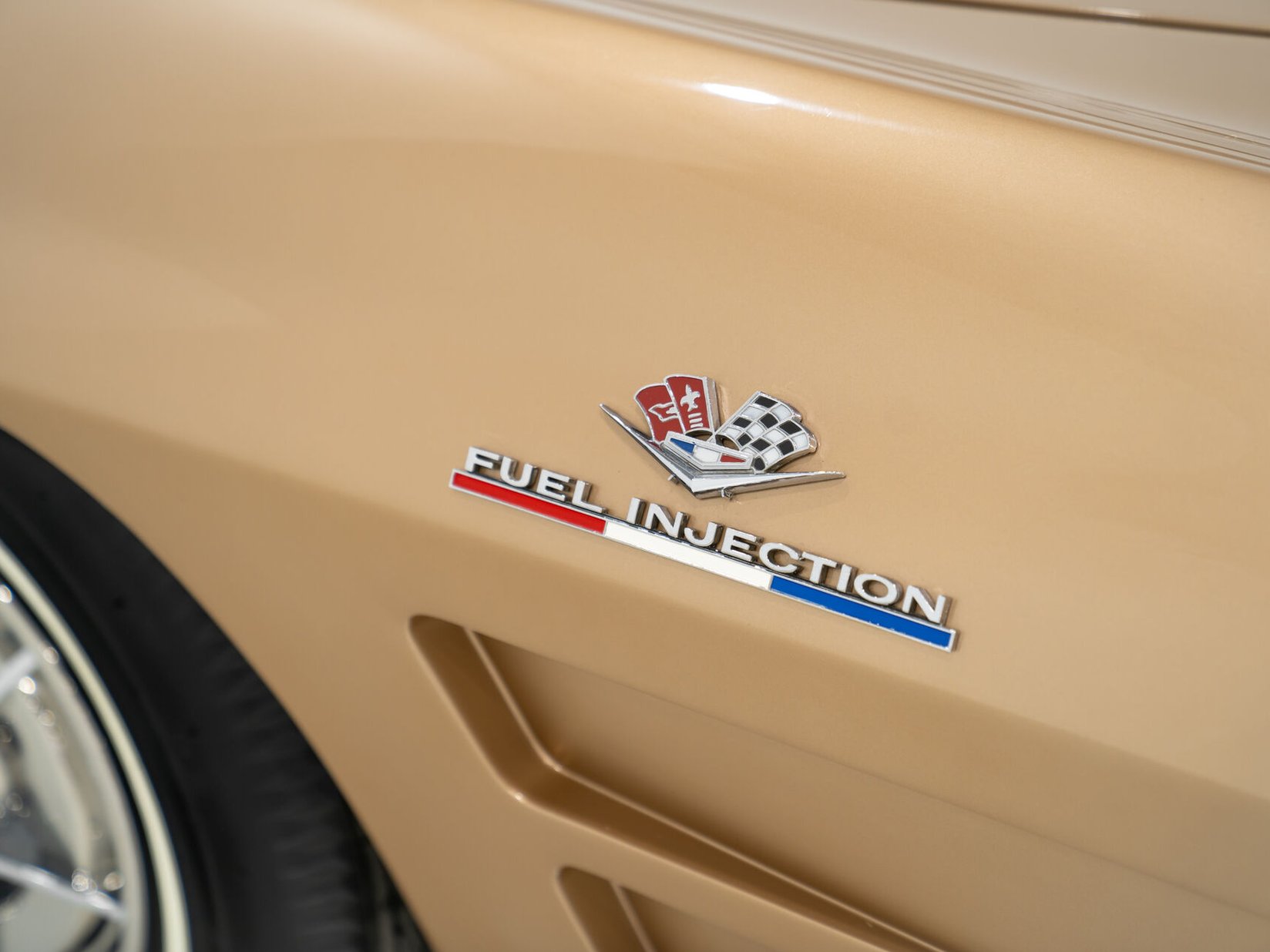 Chevrolet Corvette Fuel Injection Moteur Matching 327 à injection développant 360 chevaux | PRICE IN USD 1963 Beige Montréal - photo #41