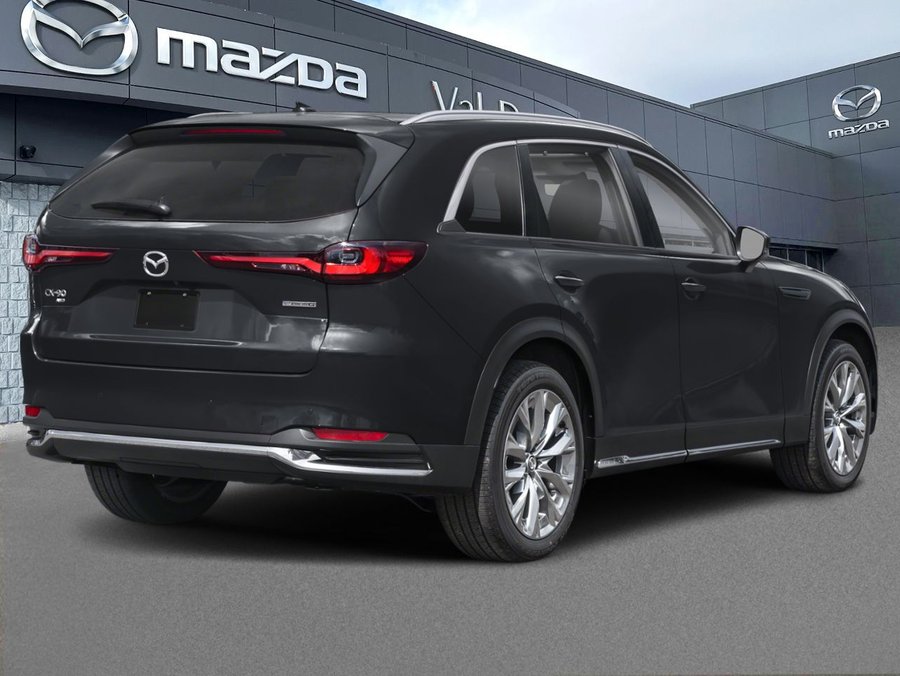 Mazda CX-90 hybride léger GT TI, 7 PASSAGERS, BANQUETTE, COMMANDE AU VOLANT 2026 Noir de jais mica