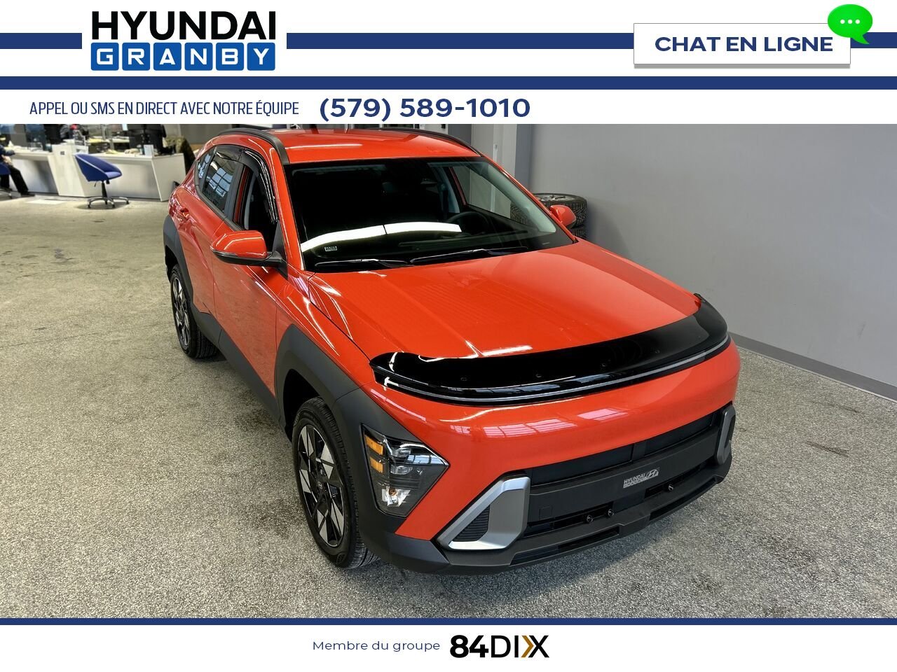 Hyundai Kona 2026 Orange Granby - photo #1