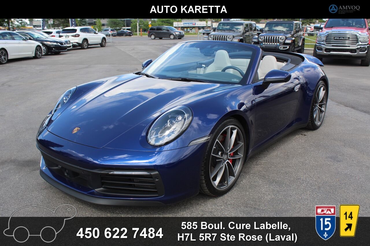 Porsche 911 VIN: WP0CB2A97NS244501 2022 Bleu Sainte-Rose - photo #0