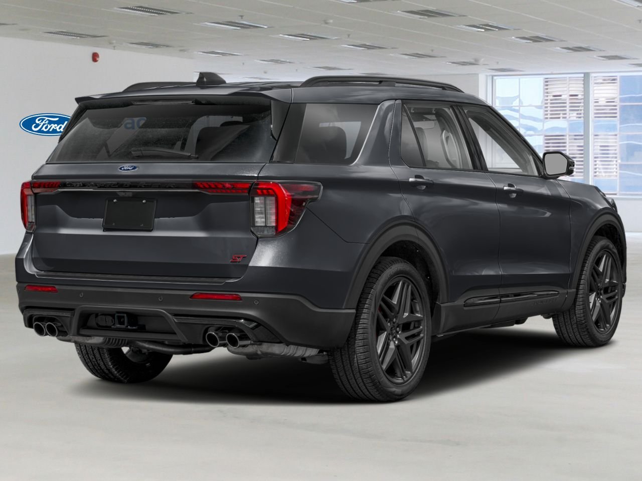2026 Ford Explorer Agate Black Metallic Rouyn-Noranda - photo #1