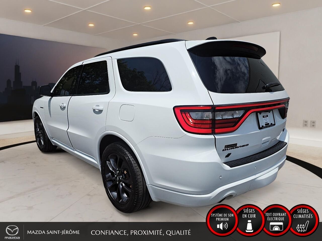 2025 Dodge Durango R/T | BLACK TOP | GROUPE REMORQUAGE | TOIT OUVRANT | White Saint-Jérôme - photo #10