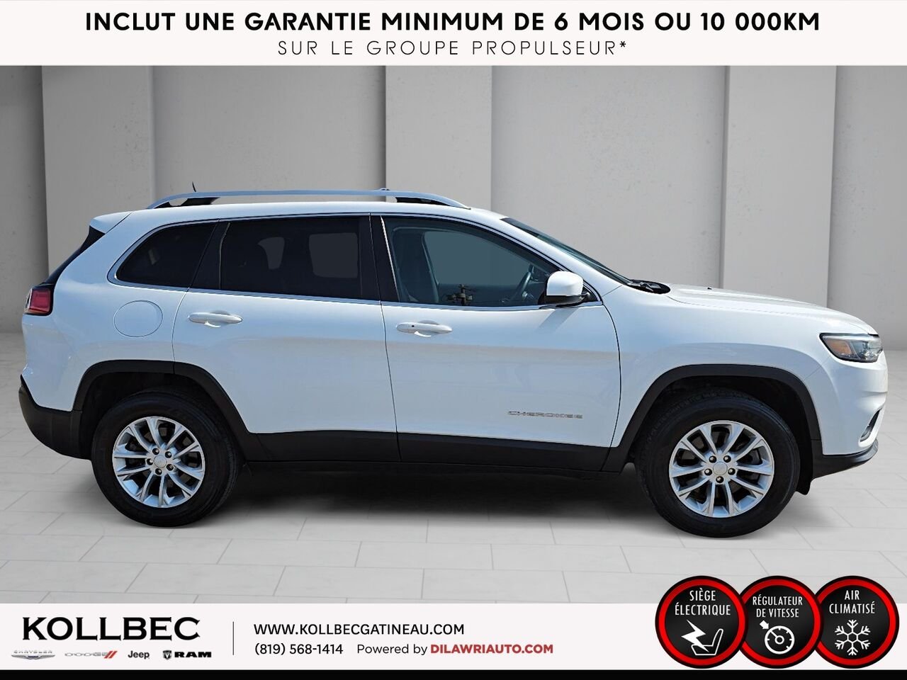 2019 JEEP CHEROKEE North 4x4 White Ottawa & Gatineau - photo #13