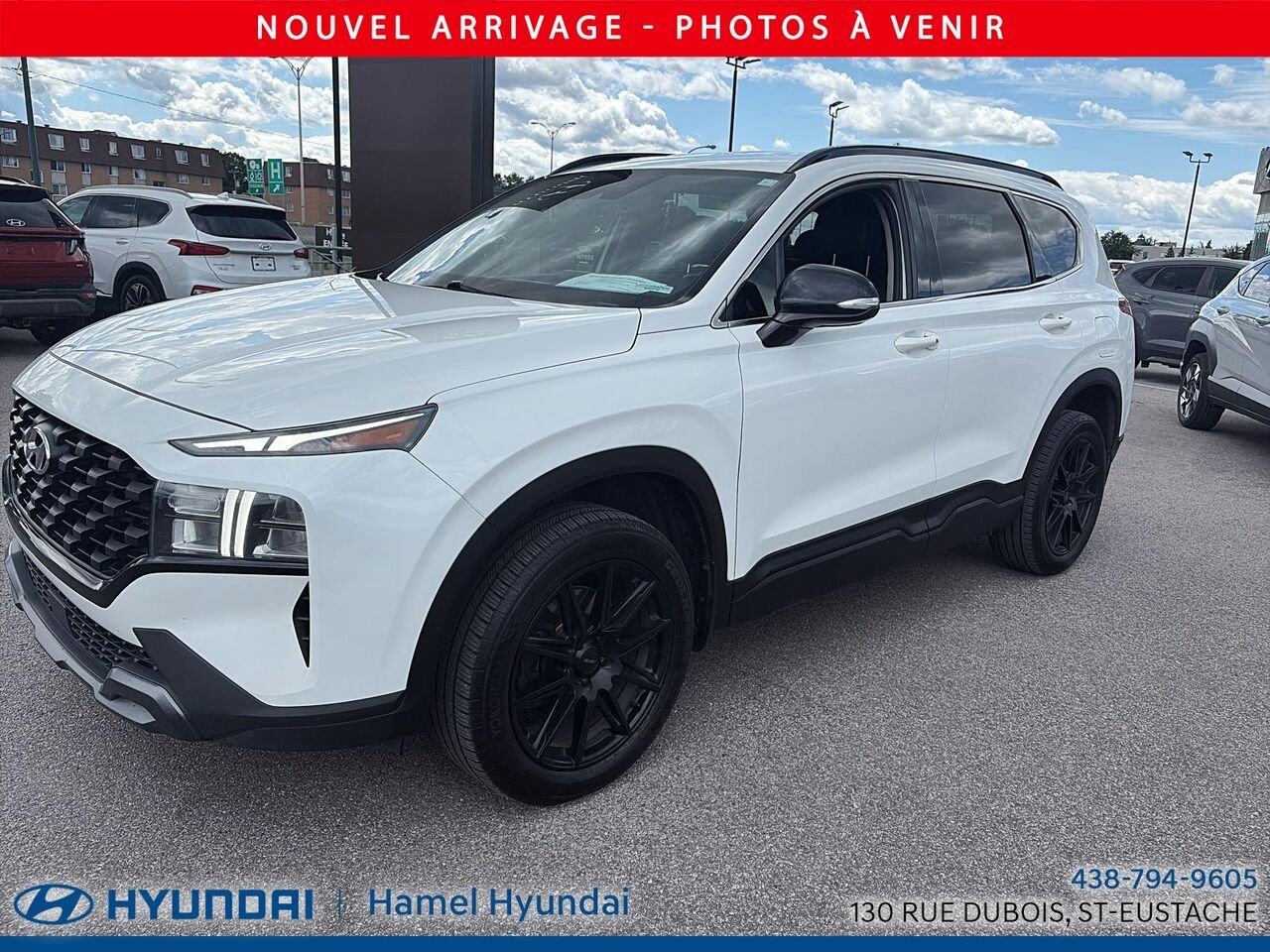 2022 Hyundai Santa Fe White Saint-Eustache - photo #3