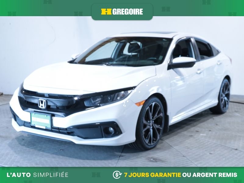 2021 Honda Civic White Laval - photo #2