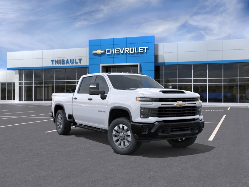 CHEVROLET SILVERADO 2500HD Custom cabine multiplace 4RM 159 po 2026 Blanc Sherbrooke - photo #0
