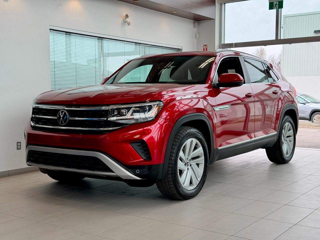 Volkswagen Atlas Cross Sport 2021 Rouge Notre-Dame-des-Prairies - photo #3