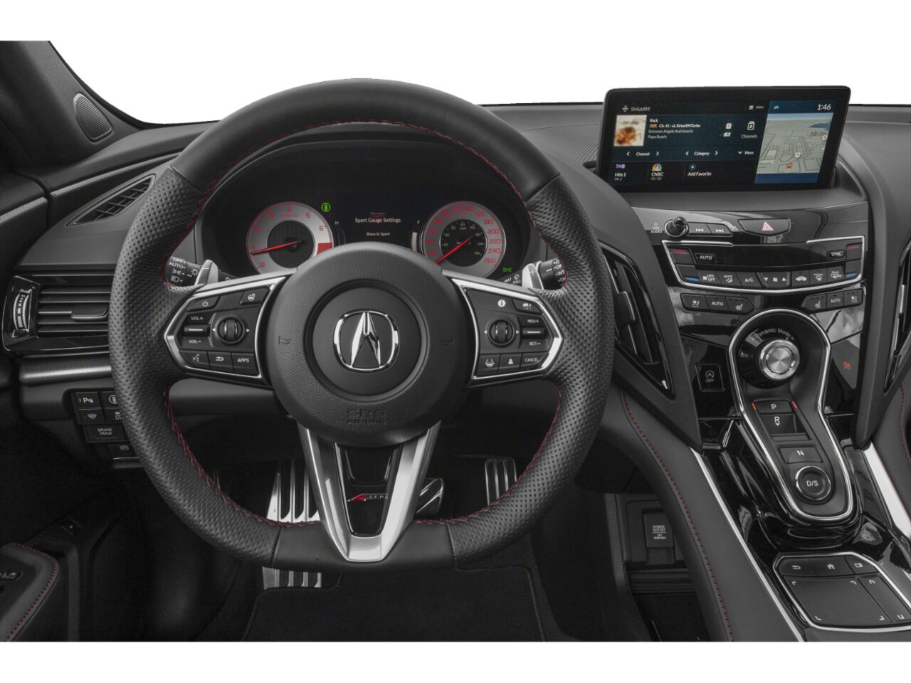 Acura RDX A-Spec 2023 PLATINUM WHITE PEARL(NH-883PX)-RED Saint-Eustache - photo #6